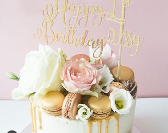 21st cake topper | Custom cake topper | Birthday cake topper | 21 cake topper | Personalised cake topper | 21st birthday | Twenty One