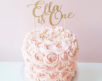 Name cake topper | Custom cake topper | Birthday cake decor | One Two Three Four cake topper | Personalised cake topper | First birthday