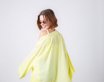 Kimono jaune clair