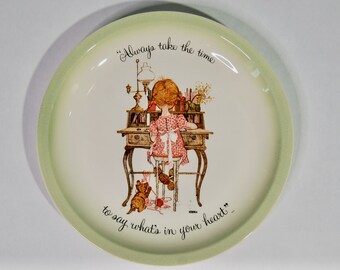 Vintage Hollie Hobbie collector plate