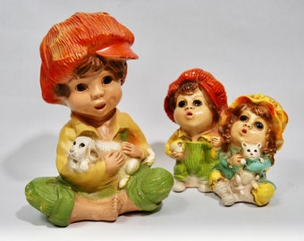 1970's Universal Statuary creepy kids