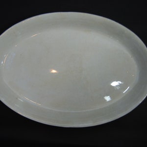 Antique ironstone platter