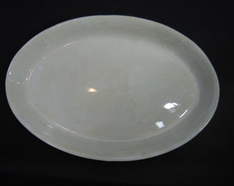 Antique ironstone platter