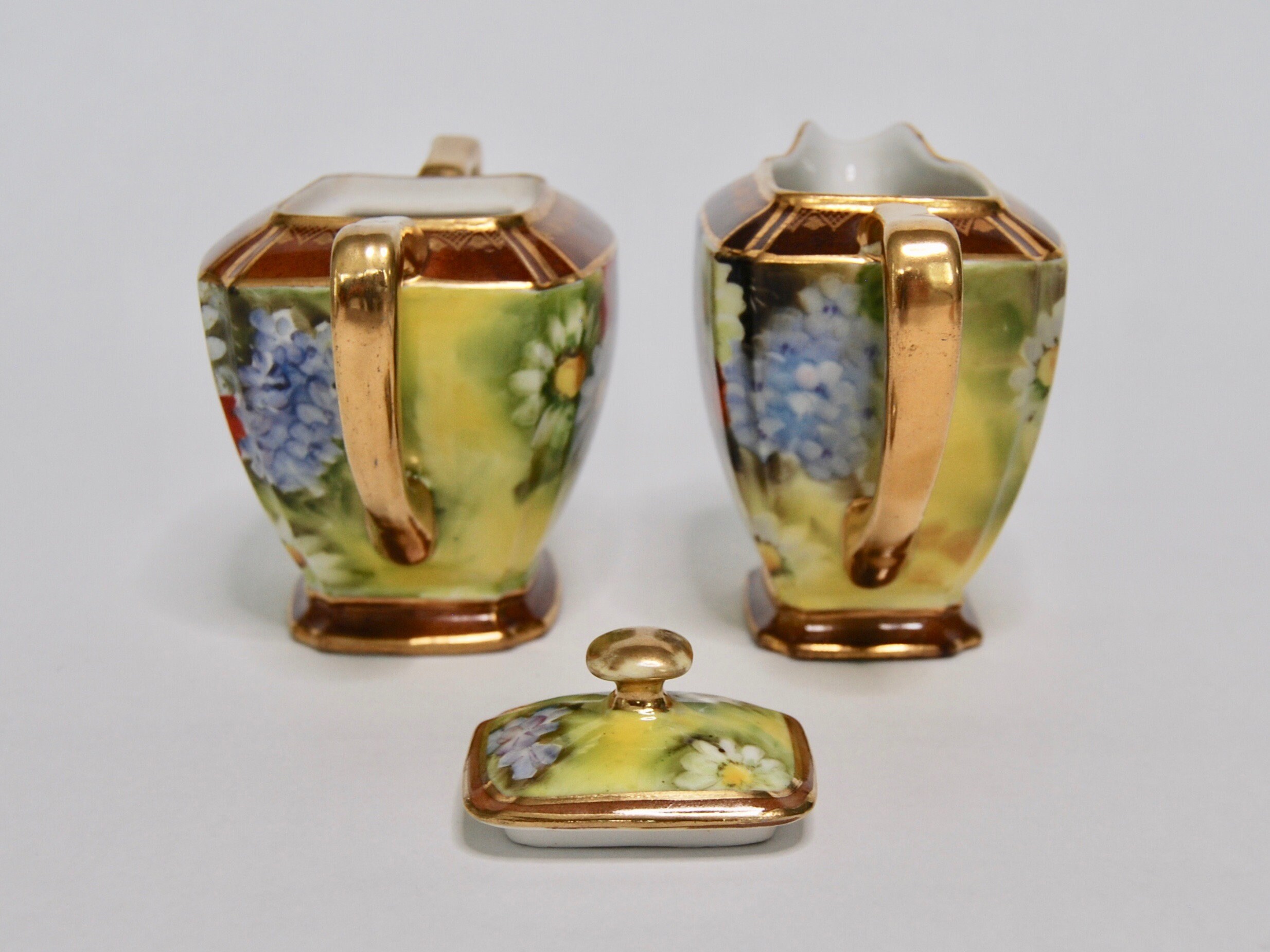 Antique Sugar And Creamer Setsnull