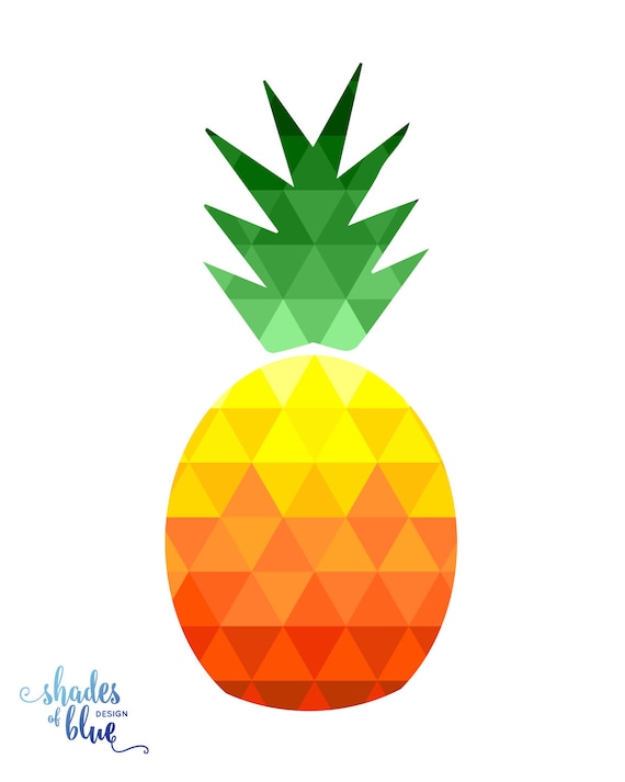 Geometric Pineapple Printable picture regarding Pineapple Printable identified as Geometric Pineapple Printable