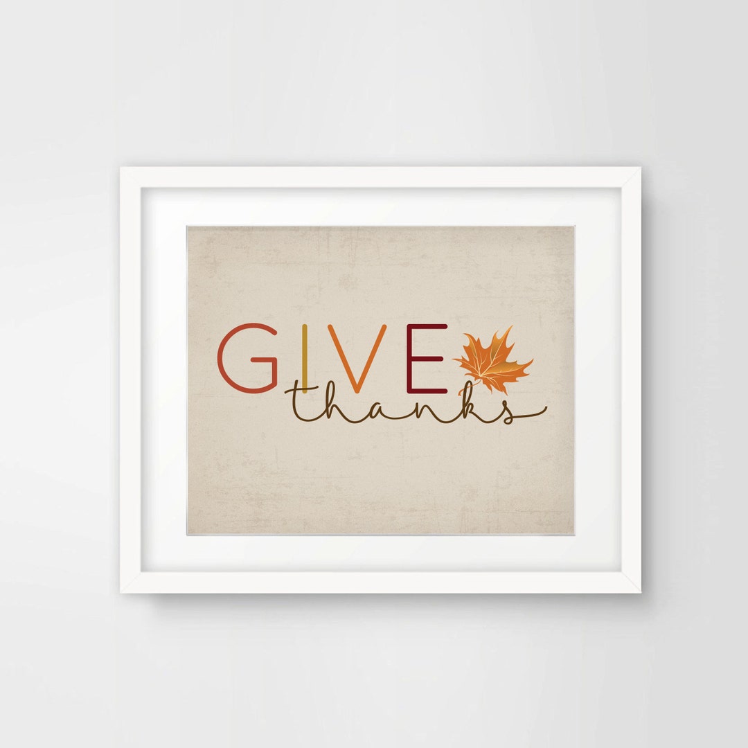 Thanksgiving Printable - Etsy
