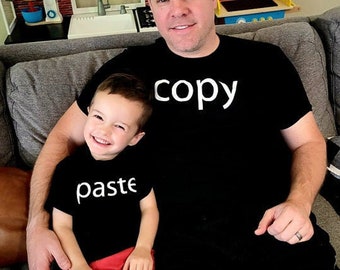 Daddy and Me Shirts - Father's Day Shirt Set - Copy and Paste - Father Son Shirts - Father Daughter Shirts - Dad Son Shirts