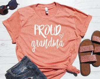 Proud Grandma - Proud Grandma Shirt - Proud Nana - Grandma Graduation Shirt - Grandma Gift - Cute Grandma Shirt - Unisex Tee - Nana Gigi Tee