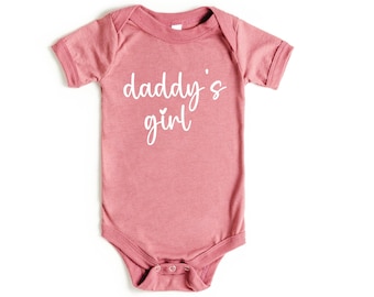 Daddy's Girl Bodysuit, Father's Day Outfit, Gift for Dad, Gift for Husband, Father's Day Shirt, Cute Daughter Outfit, Daddy's Girl Shirt