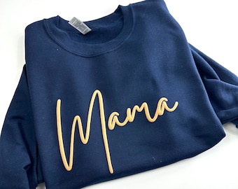 Mother's Day Gift, Mama Puff Sweatshirt, Mothers Day Idea, Gift for Mom, New Mom Gift, Baby Shower Gift, Mom Sweatshirt, Mama Shirt Raised