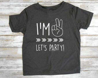 Second Birthday Shirt, Second Birthday, 2nd Birthday Boy,  2nd Birthday Girl, 2nd Birthday, I'm 2 Let's Party, I'm Two Let's Party, 2nd Bday