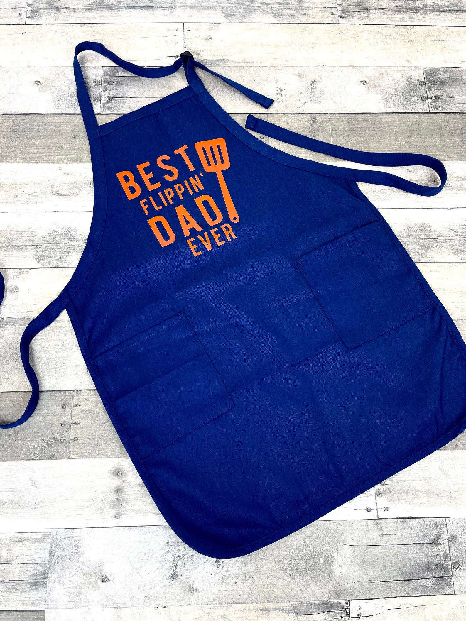 Best Dad Ever Apron Father's Day Gift Best Flippin Dad Etsy