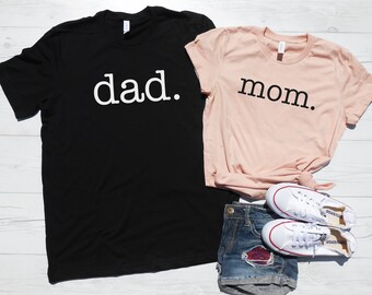 Mom and Dad Shirt - Etsy