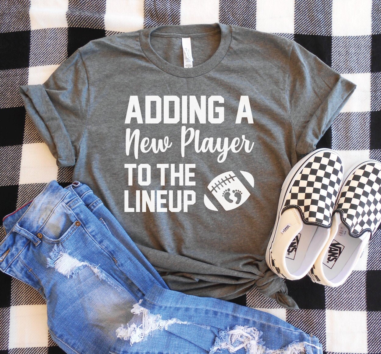 Lineup Shirt Pregnancy T-shirt | Etsy 
