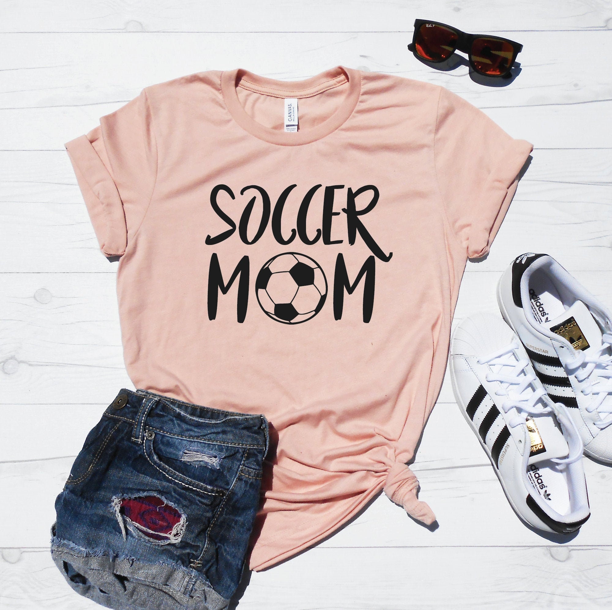Soccer Mom Shirt Soccer Mom T-shirt Soccer Mama Cute | Etsy