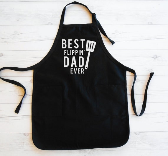 Dad's Grillin' Funny Grilling Aprons For Men, Father's Day Cooking Gift Idea