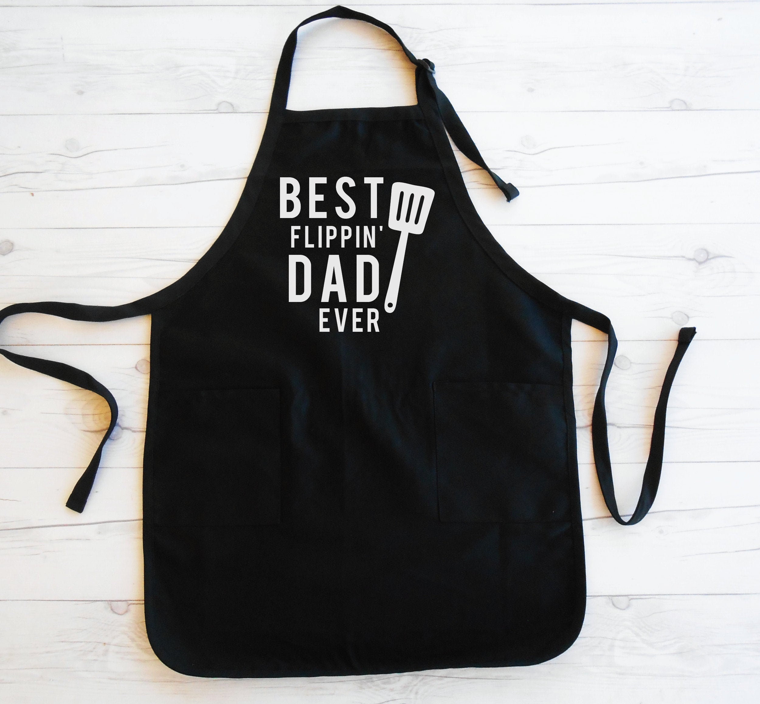 Funny Novelty Apron Kitchen Cooking Best Dad Ever 