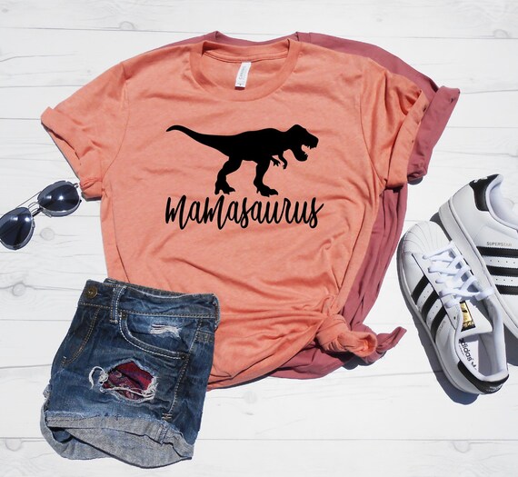 Mamasaurus Shirt Mama Saurus Tee Shirt 