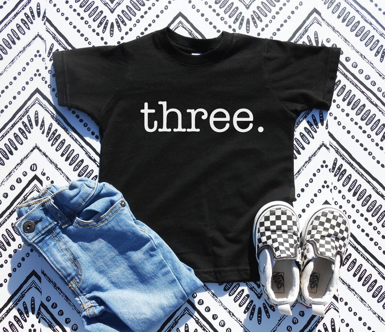 Third Birthday Shirt, 3rd Birthday Shirt Boy, Three Shirt Boy, Boys 3rd Birthday Shirt, Girls 3rd Birthday, 3rd Birthday Shirt, Im Three image 1