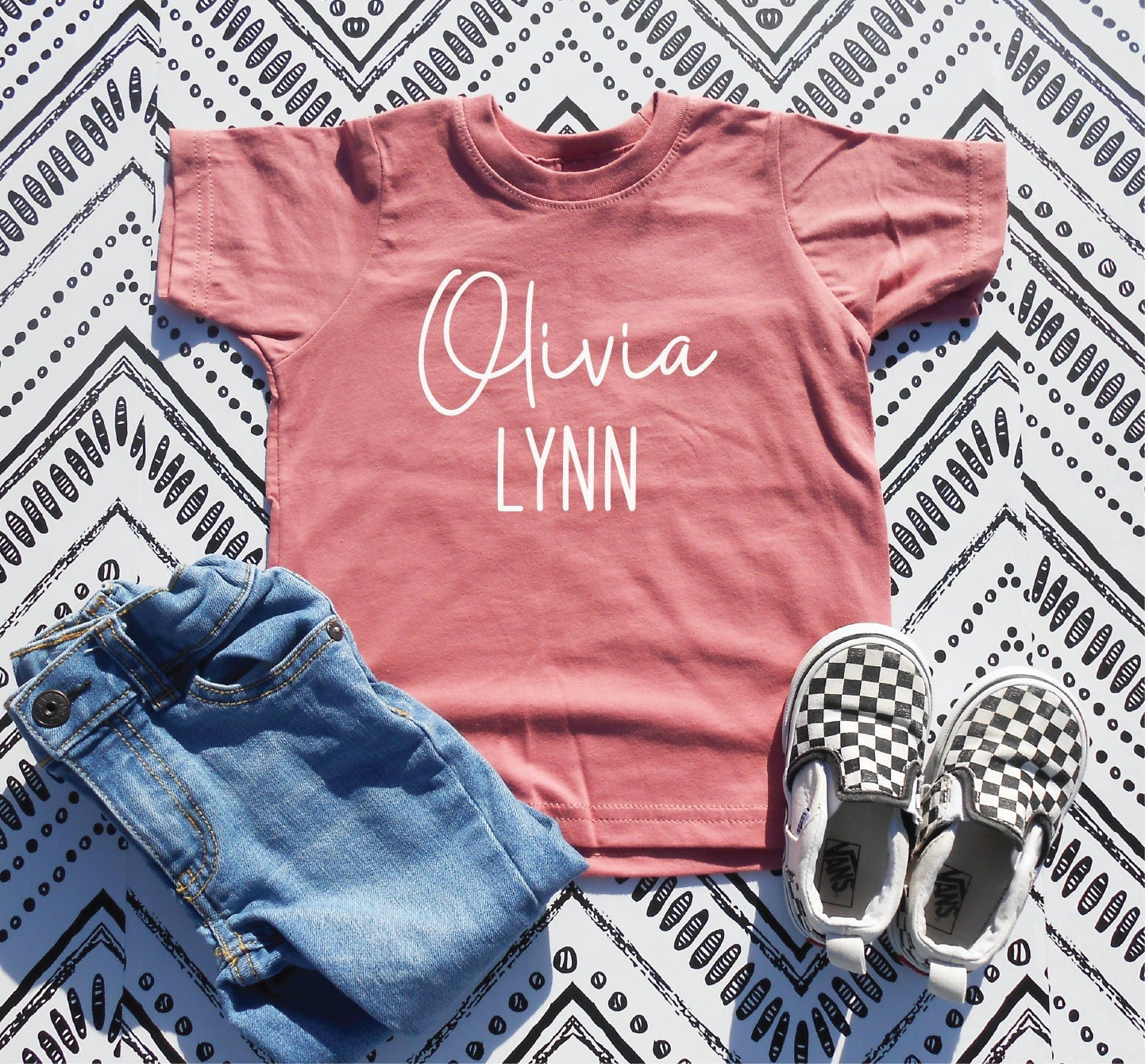 Personalized Girl Name Shirt Custom Girl Tee Custom Boy Tee Etsy
