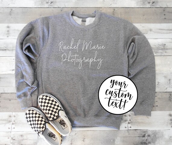Photographer Sweatshirt Custom 