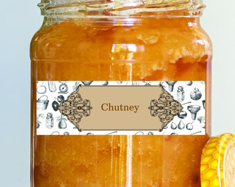 Printable Pickle Labels,Chutney labels, Pickled onion labels, Apple sauce labels,Downloadable labels,Pantry labels,preserve labels,kitchen