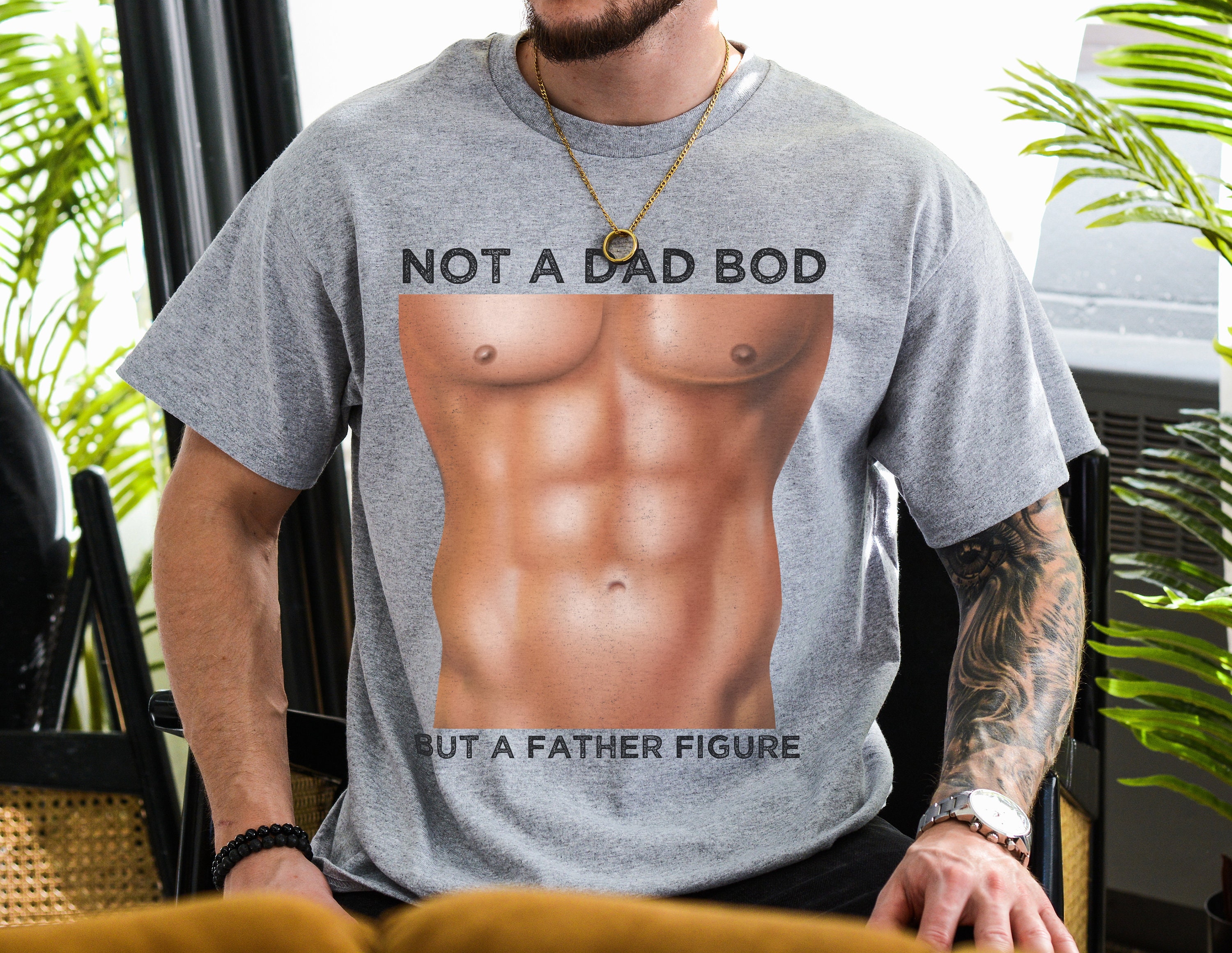 Ripped Muscles, six pack, chest T-shirt' Men's Longsleeve Baseball