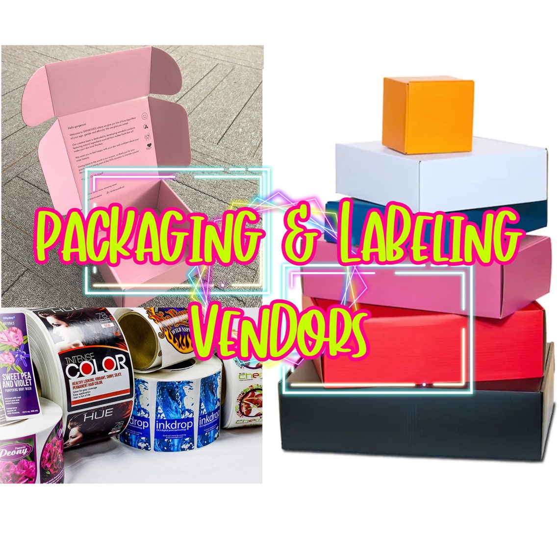 Packaging and Labeling Vendors List Etsy