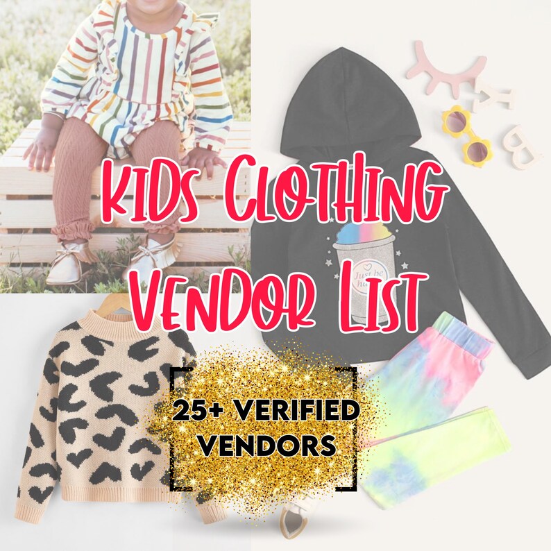 Kids Clothing Vendor List Etsy