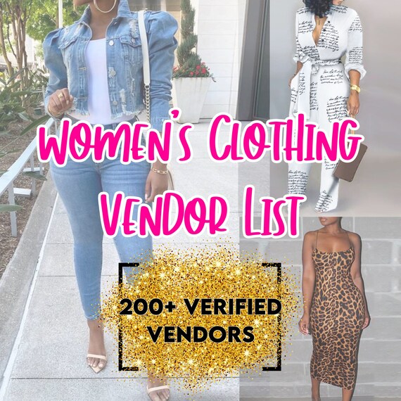 women's boutique clothing vendors