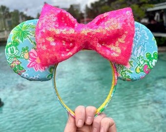 Aqua Florida Mouse ears