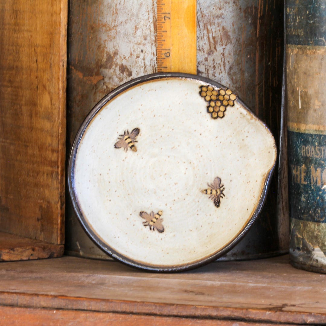 Honey Bee Spoon Rest, Bee Keeper Gift - Etsy