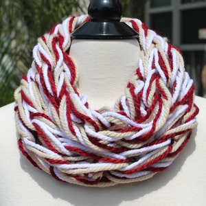 San Francisco 49ers, Tampa Bay, Florida State, Oklahoma, Indiana, Team Spirit Single Loop Arm Knit Infinity Scarf