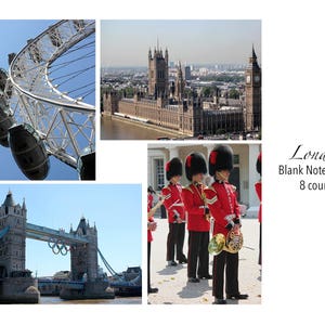 London Foto Grußkarten Set von 8