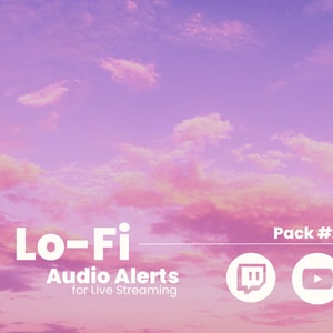 Twitch Sound Alerts - LoFi Pack #2 (notifications, transitions, sound effects for streamers)