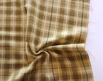 Highlands Flannel | Check Plaid Olive Jam