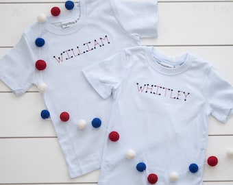 4th of July Sparkler Shirt // Embroidered 4th of July Shirt
