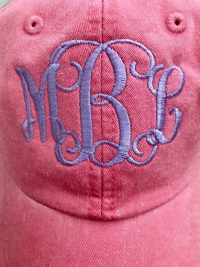 Monogram Hat // Embroidered Hat Etsy