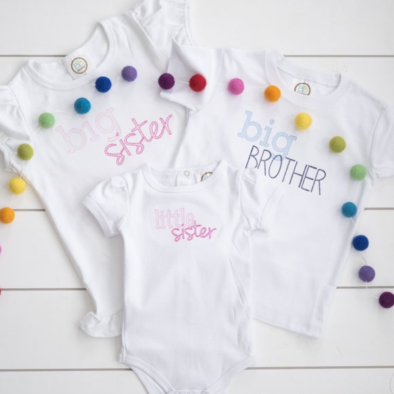 Big Brother Shirt // Big Sister Shirt // Little Sister Bodysuit