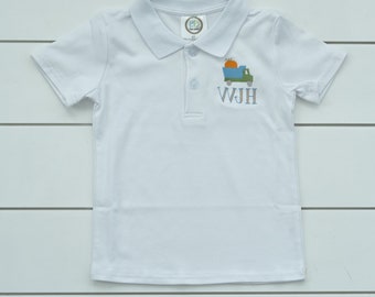 Boy's Pumpkin Polo // Toddler Fall Polo