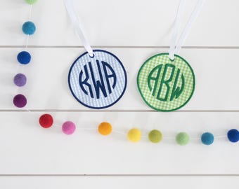 Monogram Bag Tag // Monogram Luggage Tag