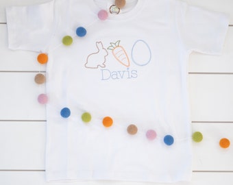 Embroidered Easter Bodysuit // Boy’s Easter Shirt