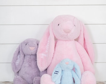 Personalized Easter Bunny // Embroidered Easter Bunny