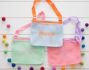 Personalized Shell Bag //  Sea Shell Bag