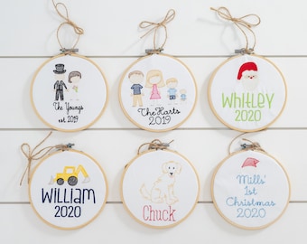 Personalized Children's Ornament // Custom Christmas Ornament