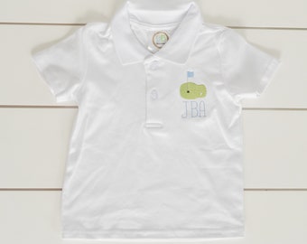 Boy’s Monogram Golf Polo // Toddler Golf Polo