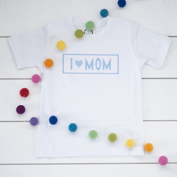 I Love Mom Shirt // I Love Mom Bodysuit