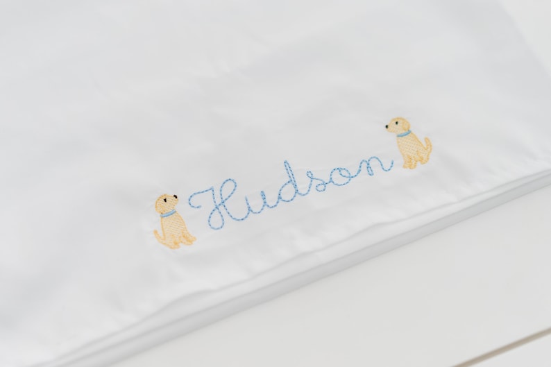 Personalized Toddler Pillowcase // Embroidered Toddler Etsy