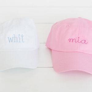 Child Name Hat // Youth Monogram Hat // Infant Embroidered Hat