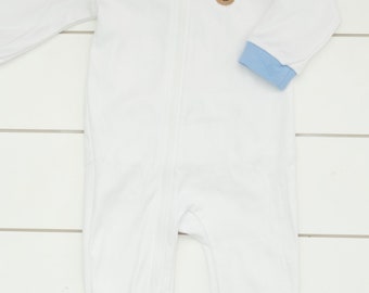 Monogram Drop Seat Playsuit // Embroidered Holiday Playsuit